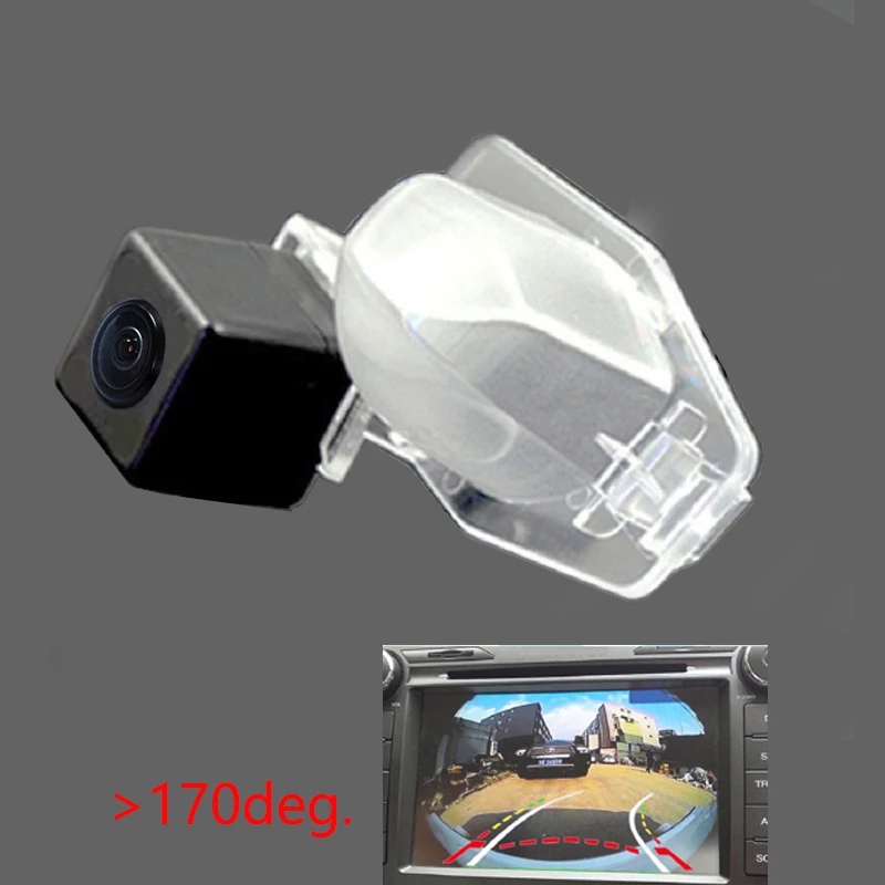 

Dynamic Trajectory HD ccd rear view camera for Honda CRV Odyssey new fit hatchback car back parking camera Appr.180deg fisheye