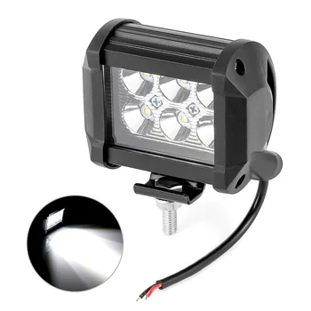 

18W LED Work Light Spot Beam Spotlight Truck Light 12V Car Light For Jeep Motorcycles Offroad 4x4 ATV 4WD SUV UAZ Car Fog Light