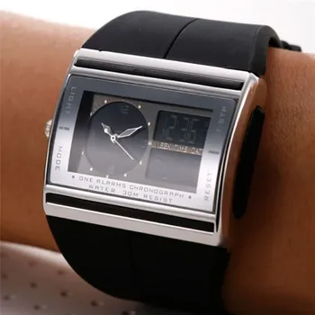 

2019 New Brand Watch Fashion Sport Watch Digital LED Date Rubber Sport Waterproof Mens Boy Wrist Watch #0718