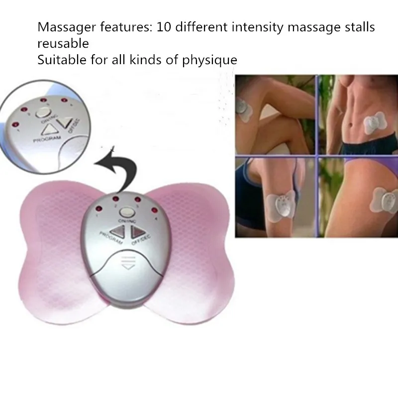Full English key electric stimulator body relaxation muscle massager, pulse dozens of acupuncture therapy