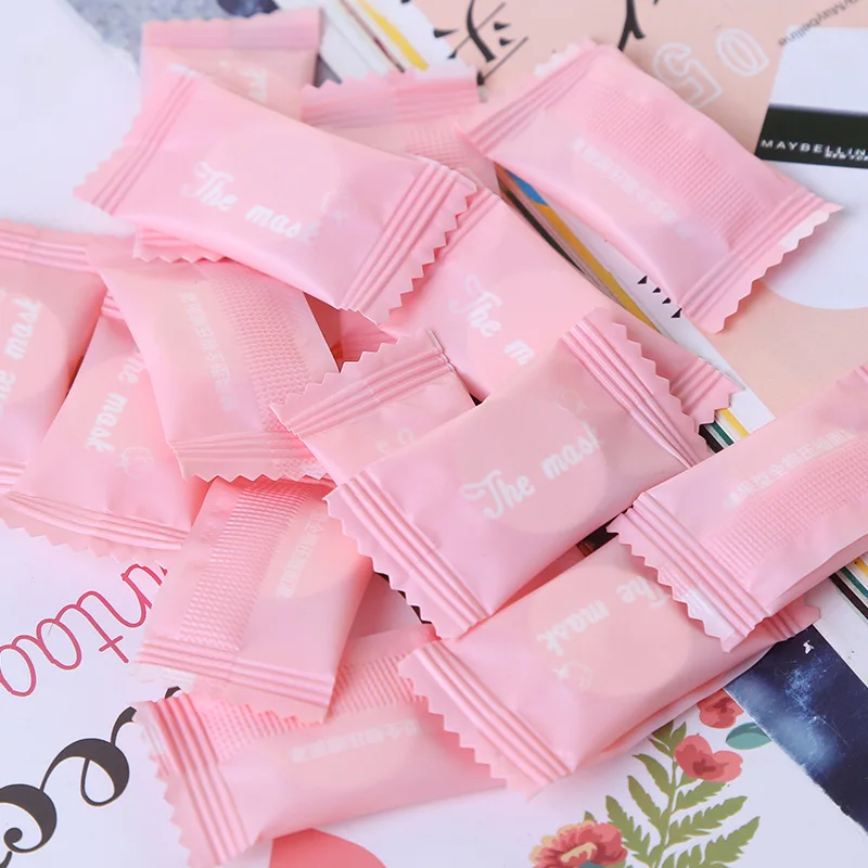 

Skin Care DIY Facial Face Compressed Tablet Masque Treatment Natural Cellulose 5pcs Random Color