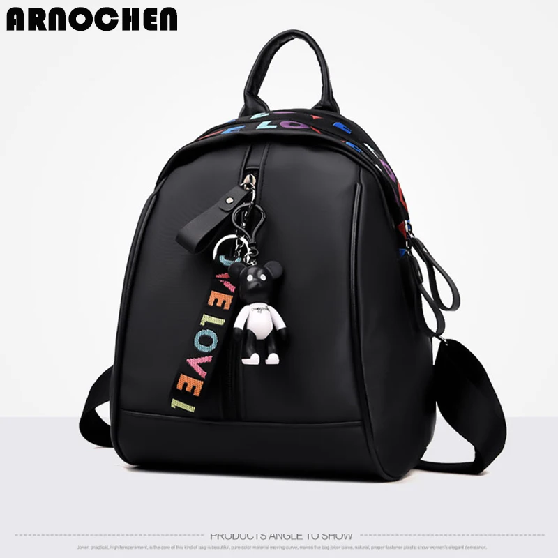 Arnochen Girl 2018 New Oxford Backpack Shoulder Bag Largecapacity