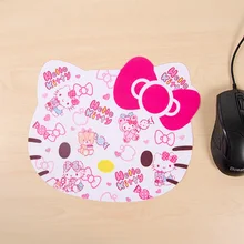 Мультяшный домашний декор вельветовый Противоскользящий резиновый коврик для мыши hello kitty Doraemon компьютерный стол Шикарный декор ультратонкий