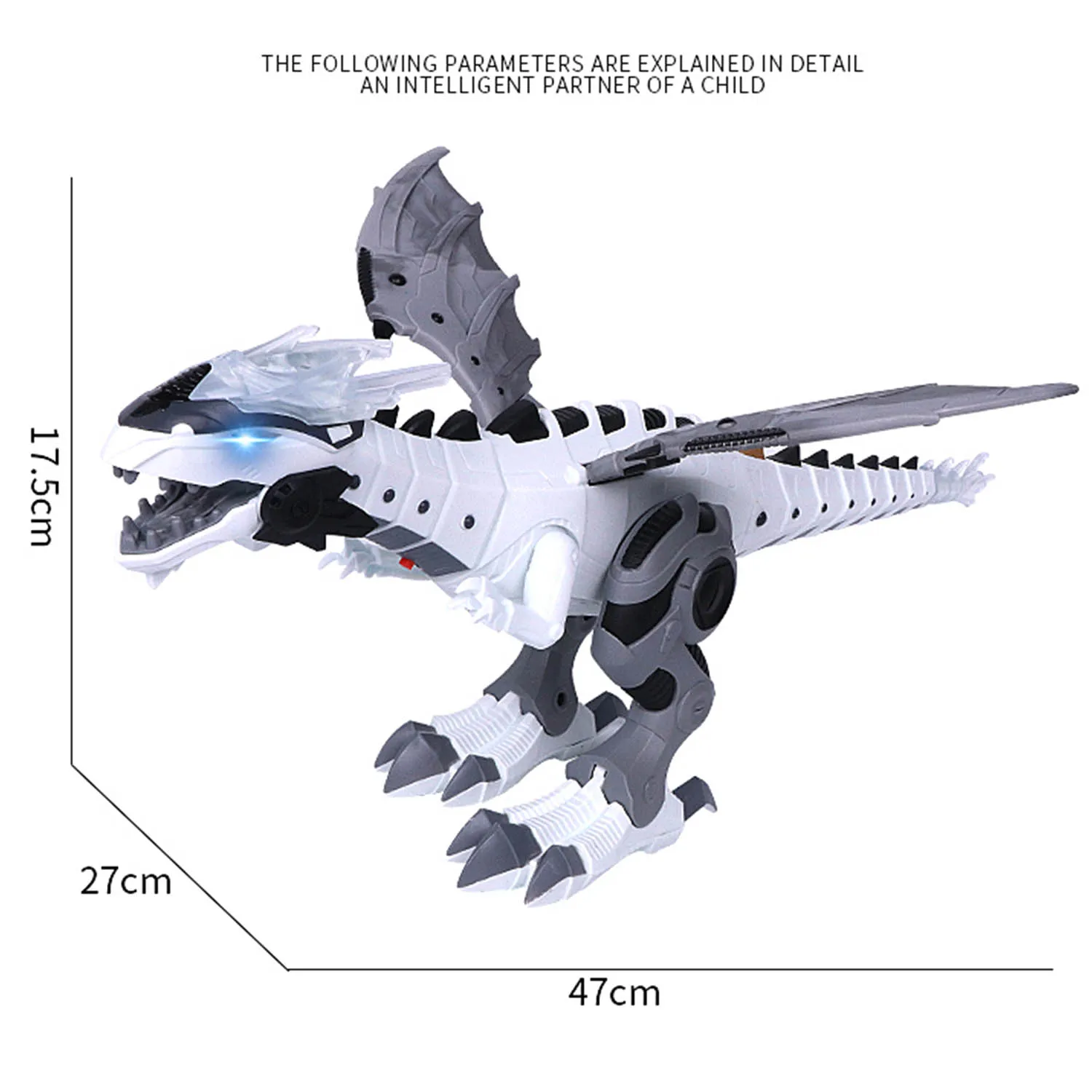 Удивительный Спрей Электрический механический птерозавры динозавр Робот игрушка для детей на день рождения рождественские подарки