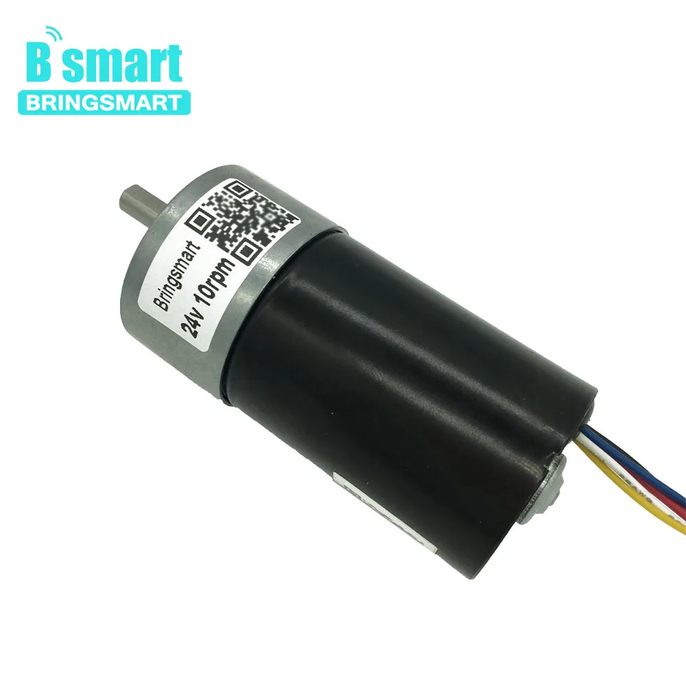 D Shaft BLDC Motor Gear 12V 24V 5 1270RPM Adjustable Speed CW/CCW