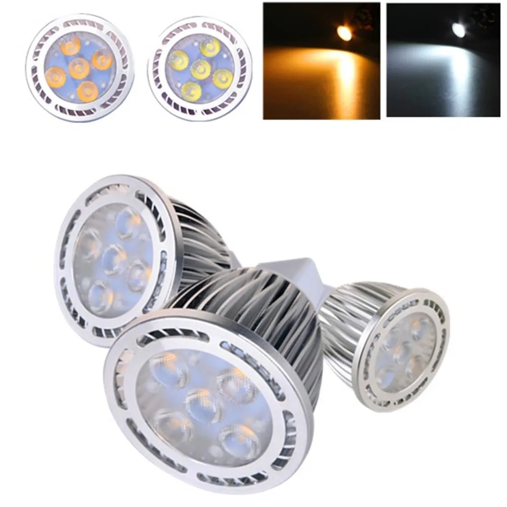 

Sale MR16 5W 5 x 3030 SMD LED Bulb 450-560LM AC/DC 12V Warm White / White Light  High quality LED bulb
