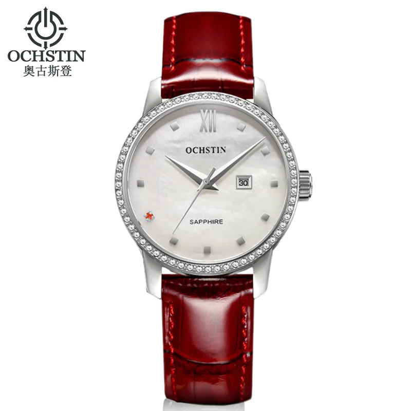Fashion Crystal Watches Women Luxury Brand Rhinestone Watch Ladies Casual Leather Dress Watches Women Clock Female