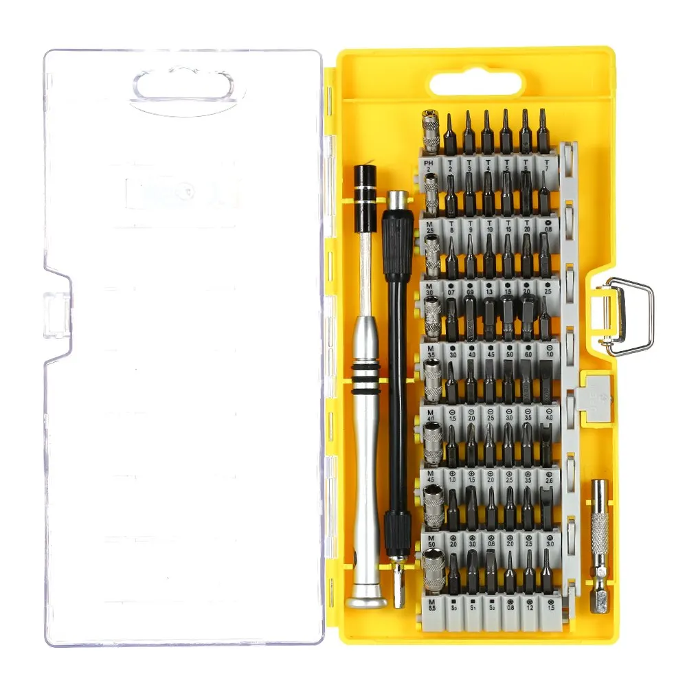 

60 in 1 Repair Tools Kit for Cellphone Precision Screwdrivers Set Telecommunication Tool Magnetic Torx Hex Slotted Phillips