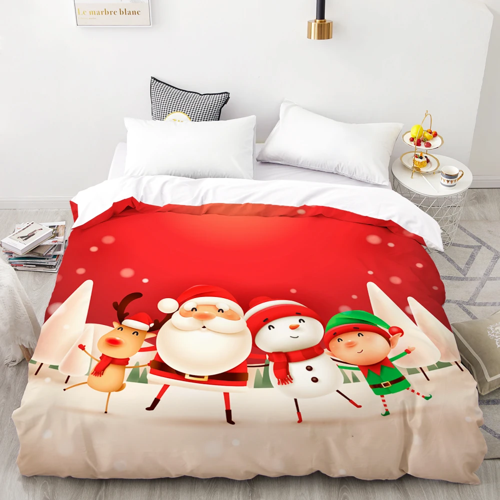 3D HD цифровая печать на заказ пододеяльник, одеяло/одеяло, чехол, постельные принадлежности для детей, подарок на Рождество, Санта Клаус, автомобиль - Цвет: 03