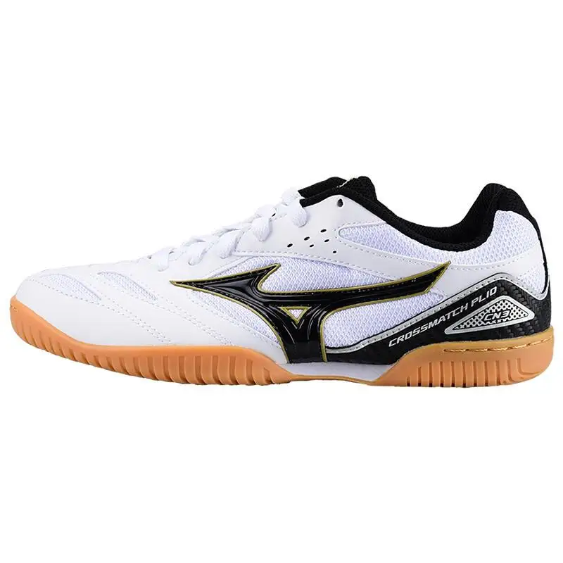 Оригинальная обувь для настольного тенниса Mizuno Crossmatch Plio Cn для мужчин и женщин; обувь для тренировок в помещении; амортизирующая национальная команда; кроссовки - Цвет: 81GA183609
