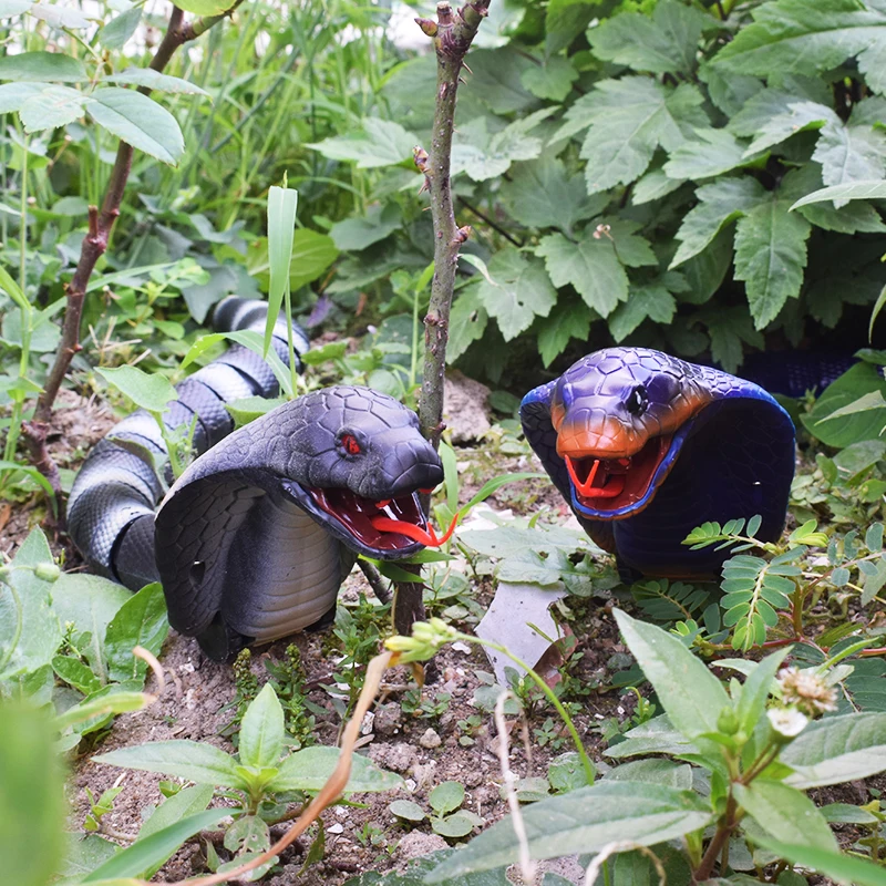 2019 nouveau jouet délicat Simulation Cobra Naja nouveauté télécommande serpent astuce terrifiant méfait jouet RC Snaker accessoires de jardin oeuf