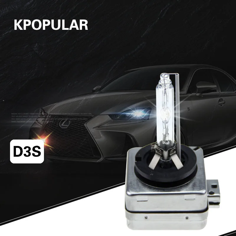 D3S Xenon bulb d3s car Xenon lamp Car headlight fog lamp DRL12V35W pair HID bulb high
