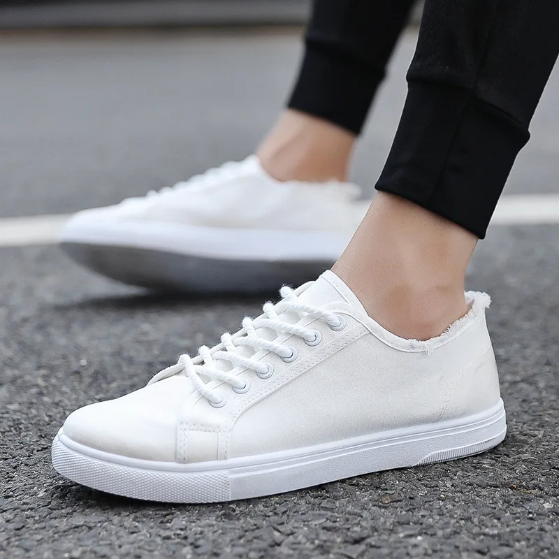 

IPCCM 2018 Spring And Autumn New Casual Canvas Shoes Korean Version Of Breathable Flat Candy Color Men's Casual Shoes