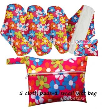 

Waterproof PUL Cloth Sanitary Pads Bamboo Regular Menstrual Cloth Pads