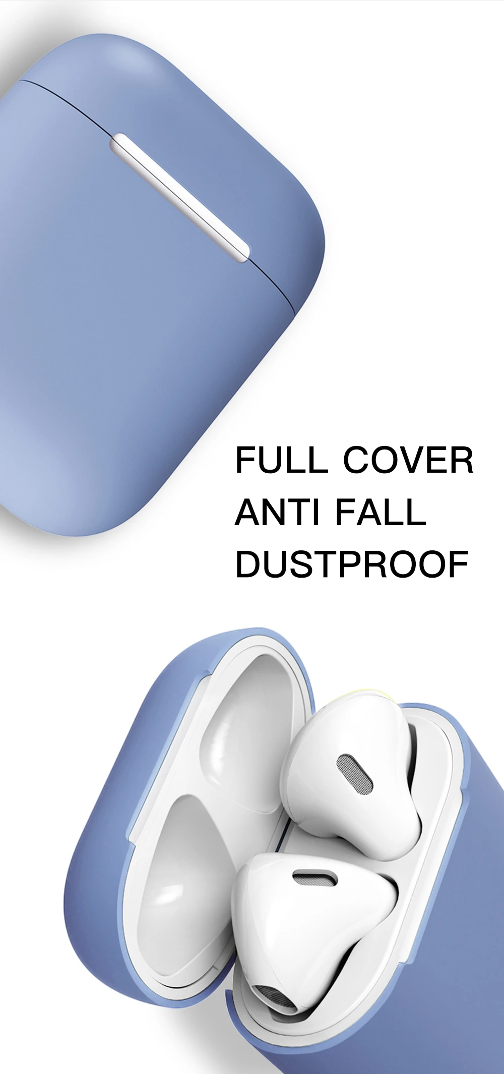 Оригинальные жидкие силиконовые чехлы для наушников для Apple AirPods 1 2 аксессуары Чехлы беспроводные Bluetooth Air Pods защита Earpods