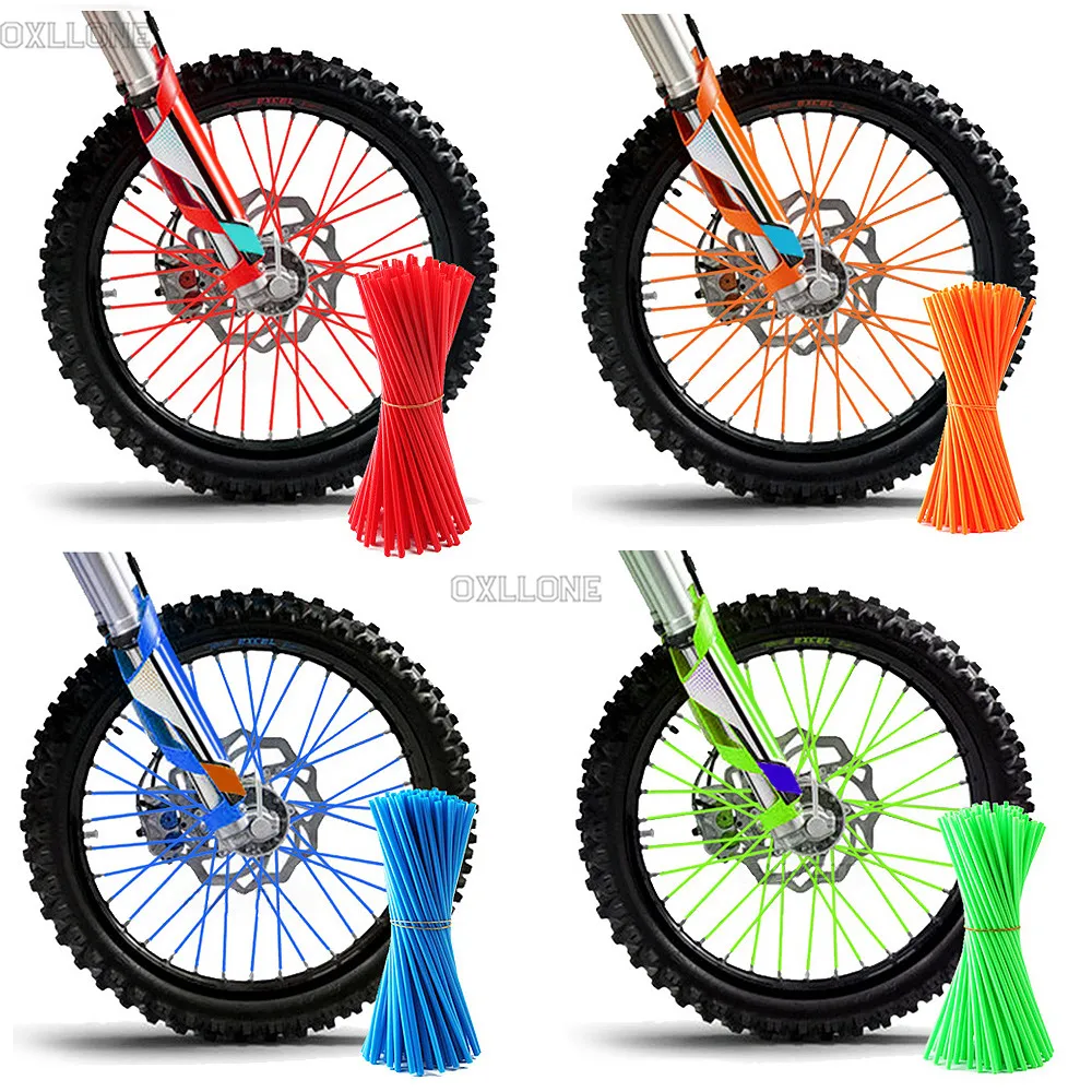 

Motorcycle Dirt Bike Enduro Off Road Rim Wheel spoke skins For honda crf 450 CR CRF XR XL 85 125 250 500 KTM KAWASAKI YAMAHA