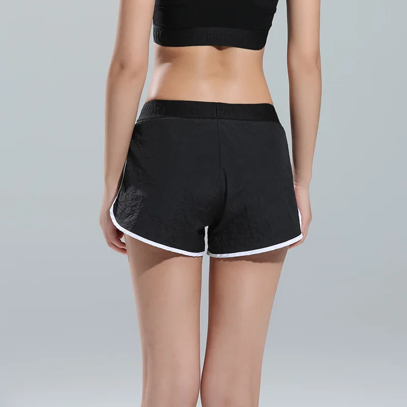 Летние спортивные шорты, новые шорты для упражнений, женские шорты для йоги, быстросохнущие шорты для бега, QY