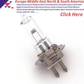 

DONAR DN-38949 64621 12V 100W 64621hlx 12V100W hlx PG22 prefocus 2 pin ophthamic light bulb microscope lamp Free Shipping