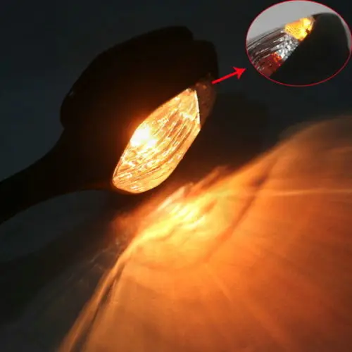 Зеркало заднего вида с янтарем Поворотная сигнальная лампа для Honda CBR1000RR 1000 RR 08-12 11 Аксессуары для мотоциклов