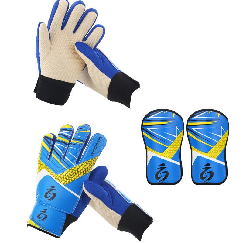 Детский футбольный вратарь перчатки guantes де portero для детей 5-13 лет мягкой вратарь перчатки вратарские перчатки футбол вратарь перчатки вратарская - изображение