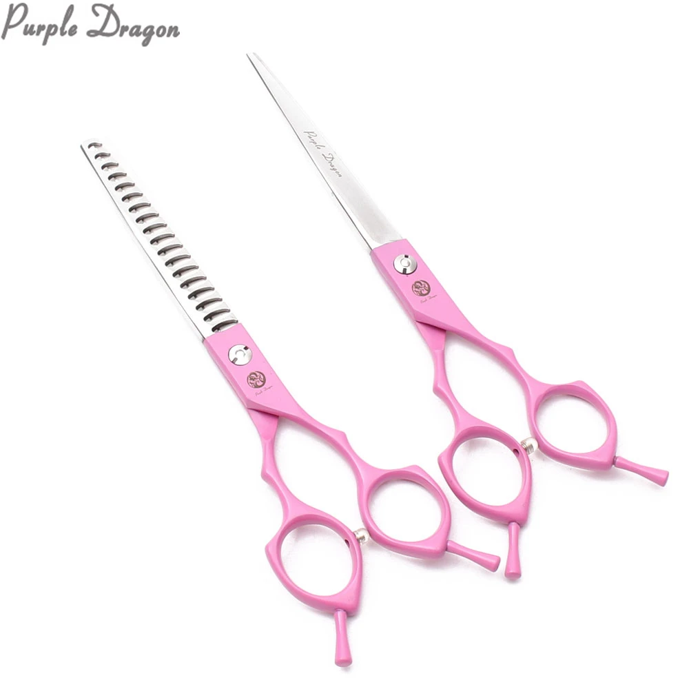 

6.5" JP 440C Puppy Grooming Scissors Straight Scissors Thinning Shears Professional Pet Scissors Dog Scissors Dropshipping Z9029