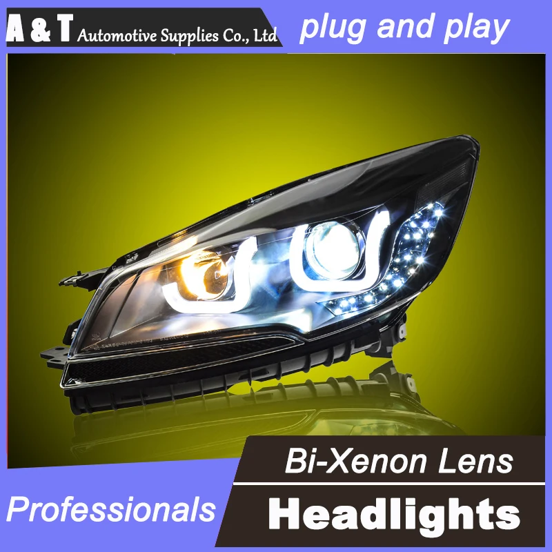 car styling For Ford Escape Kuga headlight assembly 2013 2015 For Kuga