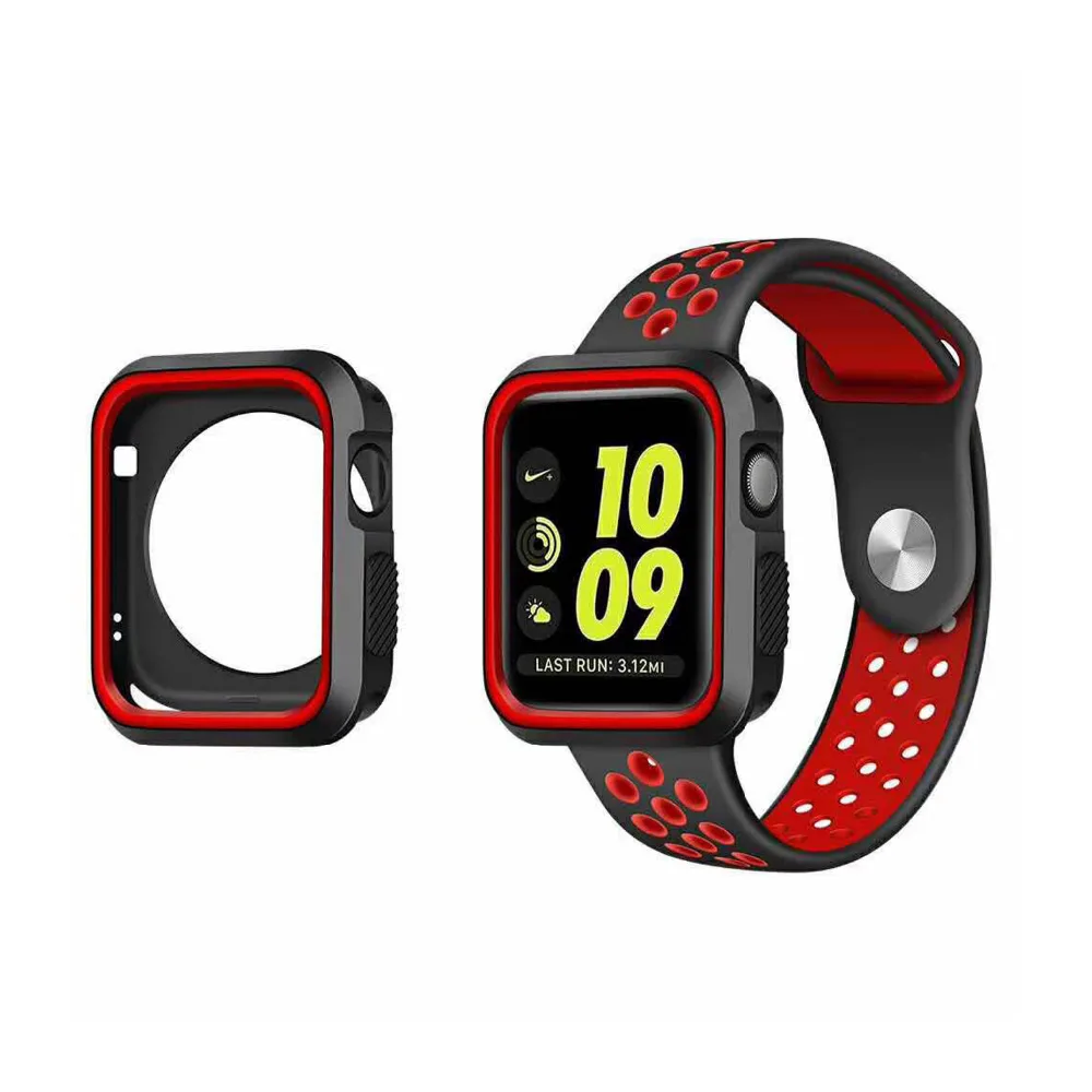 CRESTED silicone watch case frame for apple watch case 42mm 38mm iwatch 1/2 full protector case rubber replacement case CRESTED silicone watch case frame for apple watch case 42mm 38mm iwatch 1/2 full protector case rubber replacement case