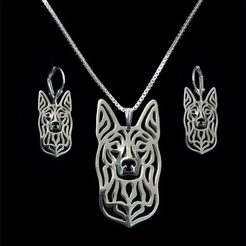 2018 Hot Sale Women Australian Kelpie Jewelry Set Lovers