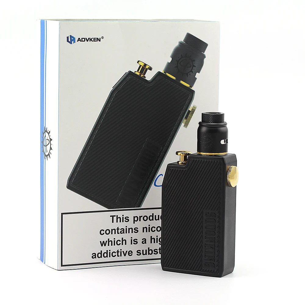 ГОРЯЧАЯ Оригинальная Advken CP Squonking Kit w/CP Squonk MOD & 2 мл RDA Tank без батарейного отсека Mod
