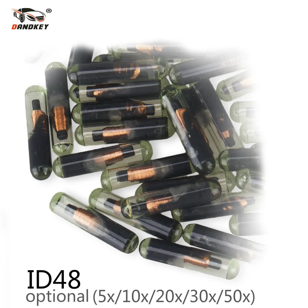 Dandkey 5x/10x/20x/30x/50x удаленной машине ключ чипа ID48 для VW/Skoda/Seat/Audi/Honda (новый/пустой/не