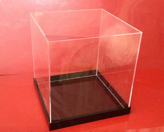 

Free Shipping 2pcs/lot Clear Acrylic Display Case Toy Display Multi-use Dustproof Transparent Box 10x7x7cm HDC4