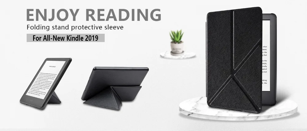 Чехол для Amazon All-new kindle 2019 со встроенным фронтальным светом читалка Новый kindle touch 10th (10th Gen 2019) + подарок