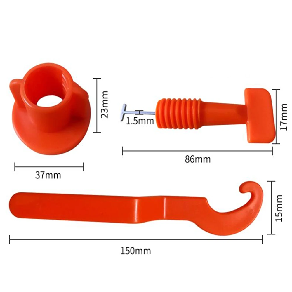 

50PCS Mini Level Wedges Tiled Spacers for The Floor Tile Leveling System Equalizer Locator Spacers Pliers Construction Tool Part