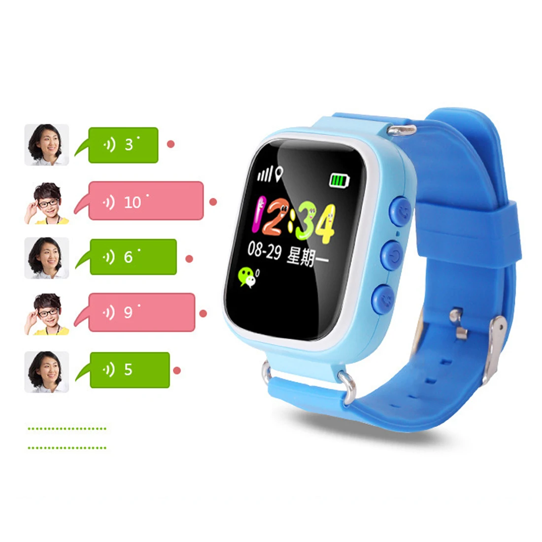  Q20 GPS Kinder Uhr Kind Smart Uhr Telefon Position 144 zoll Push-taste WIFI SOS Smart Baby Uhr Anti