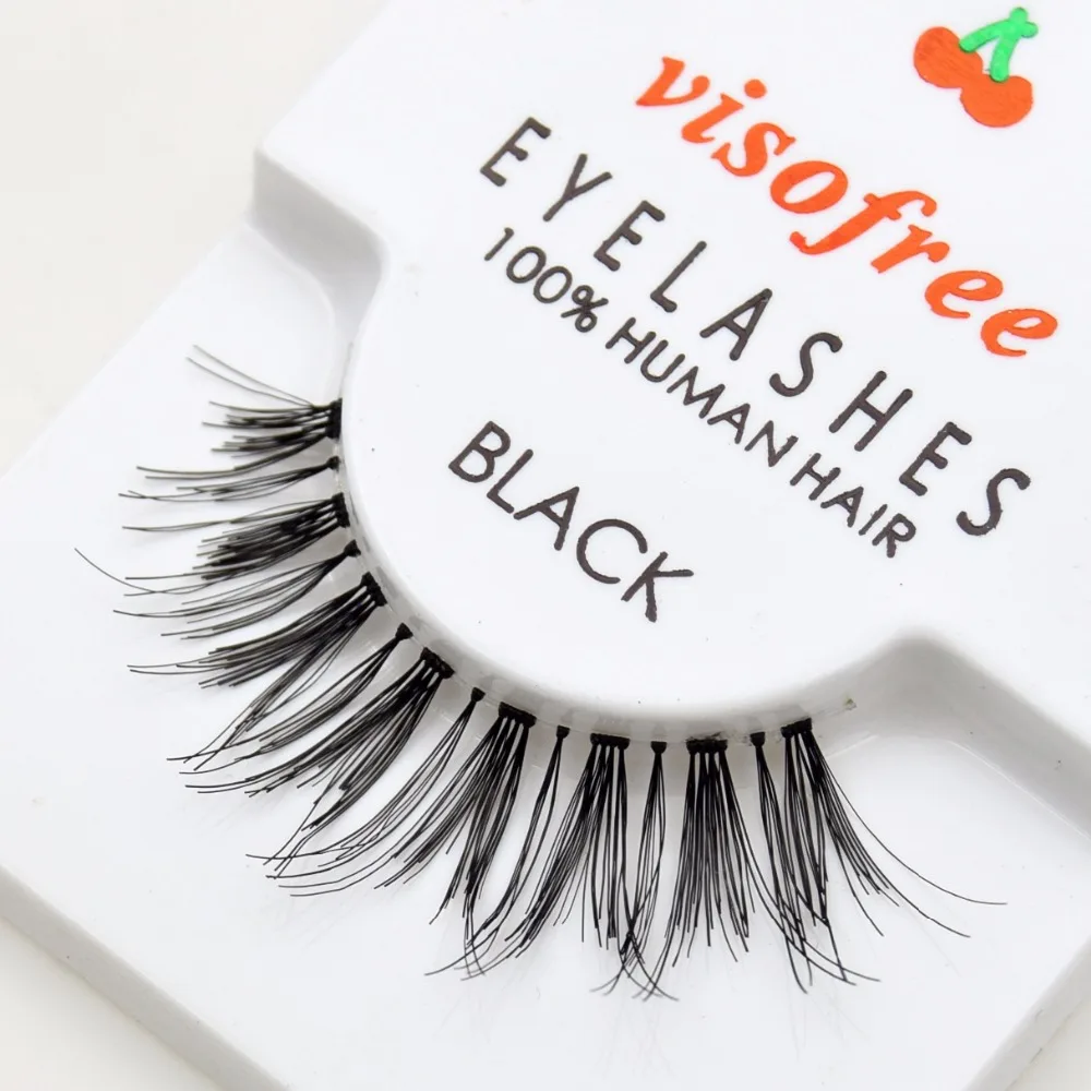 Ресницы Visofree натуральные 100% ручной работы 12 пар|human hair lashes|eyelashes naturalnatural eyelashes |