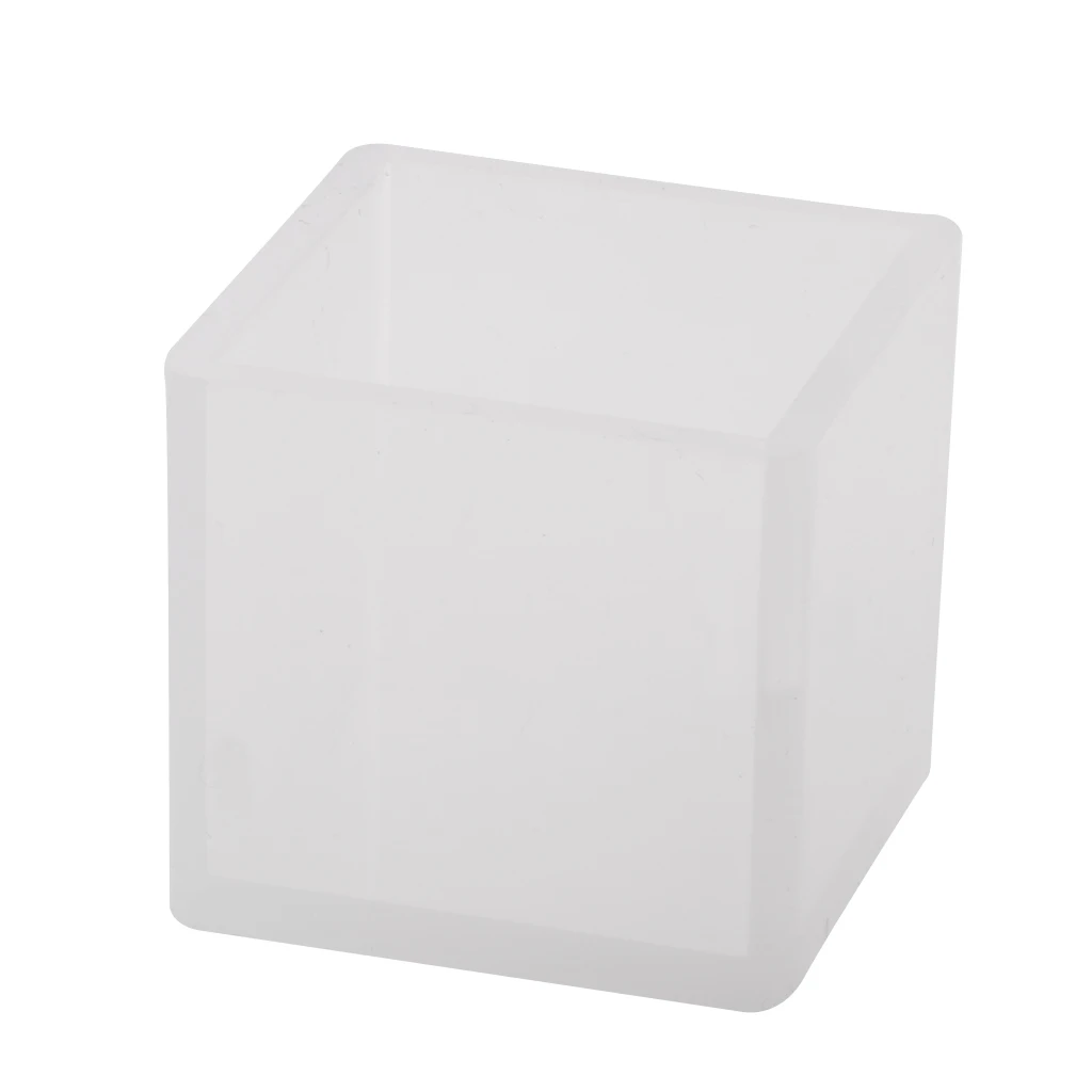 Cube Silicon Mold For Polymer Clay Crafts Resin Jewelry Making Tool 35mm Cake Decoration Baking Accessory