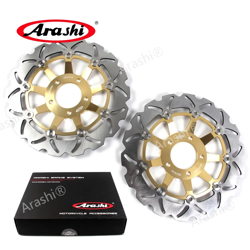 

Arashi 1 Pair For SUZUKI GSX400 IMPULSE 1986-1993 GSX 400 CNC Front Brake Disc Rotor Disk 86 1987 1988 1989 1990 1991 1992 1993