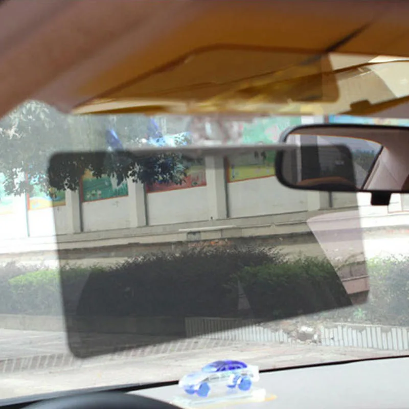 Автомобильный солнцезащитный козырек HD защита от солнечного света ослепительные очки дневное ночное видение вождения зеркало УФ складной флип вниз прозрачный вид