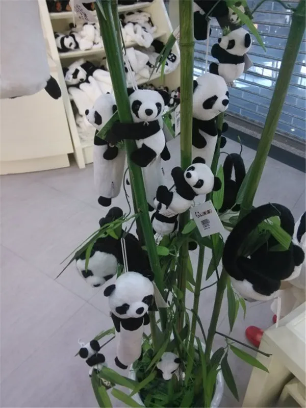 Panda Plush toys clips home decoration - 11