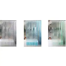 1,8*1,8 м 3D утолщение ванная комната Прозрачный 3D водяной куб занавеска для душа ЕВА экологический водонепроницаемый