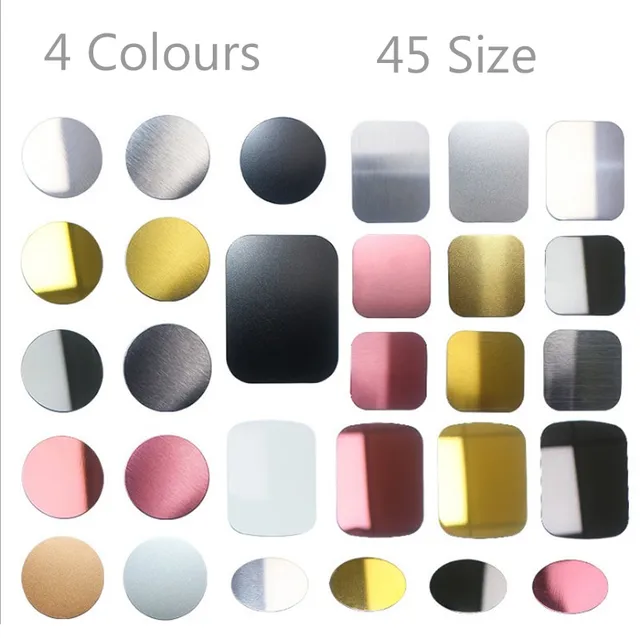 Cheap 2pcs Universal 30mm matte Brushed Metal Plate disk iron sheet for Magnet Mobile Phone Holder For Magnetic Car Phone Stand holder Cheap 2pcs Universal 30mm matte Brushed Metal Plate disk iron sheet for Magnet Mobile Phone Holder For Magnetic Car Phone Stand holder