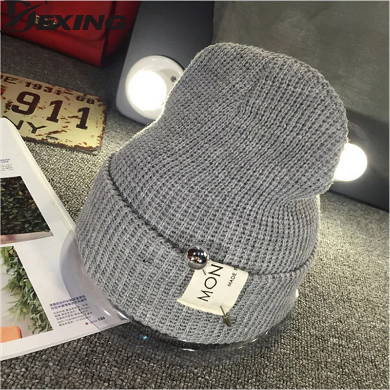 

ring cap New Winter Beanies Sport Hats For Women Men Hat Hip Hop Ski Warm Letter Knitted Fashion Caps Gorros Hombres