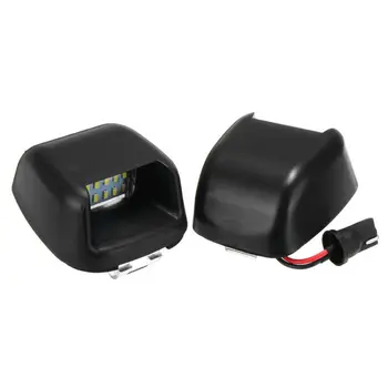 

For D40 2004-2018 Navara 2PCS 18 Frontier Nissan Light LED White License Plate A pair of LED License Plate Light