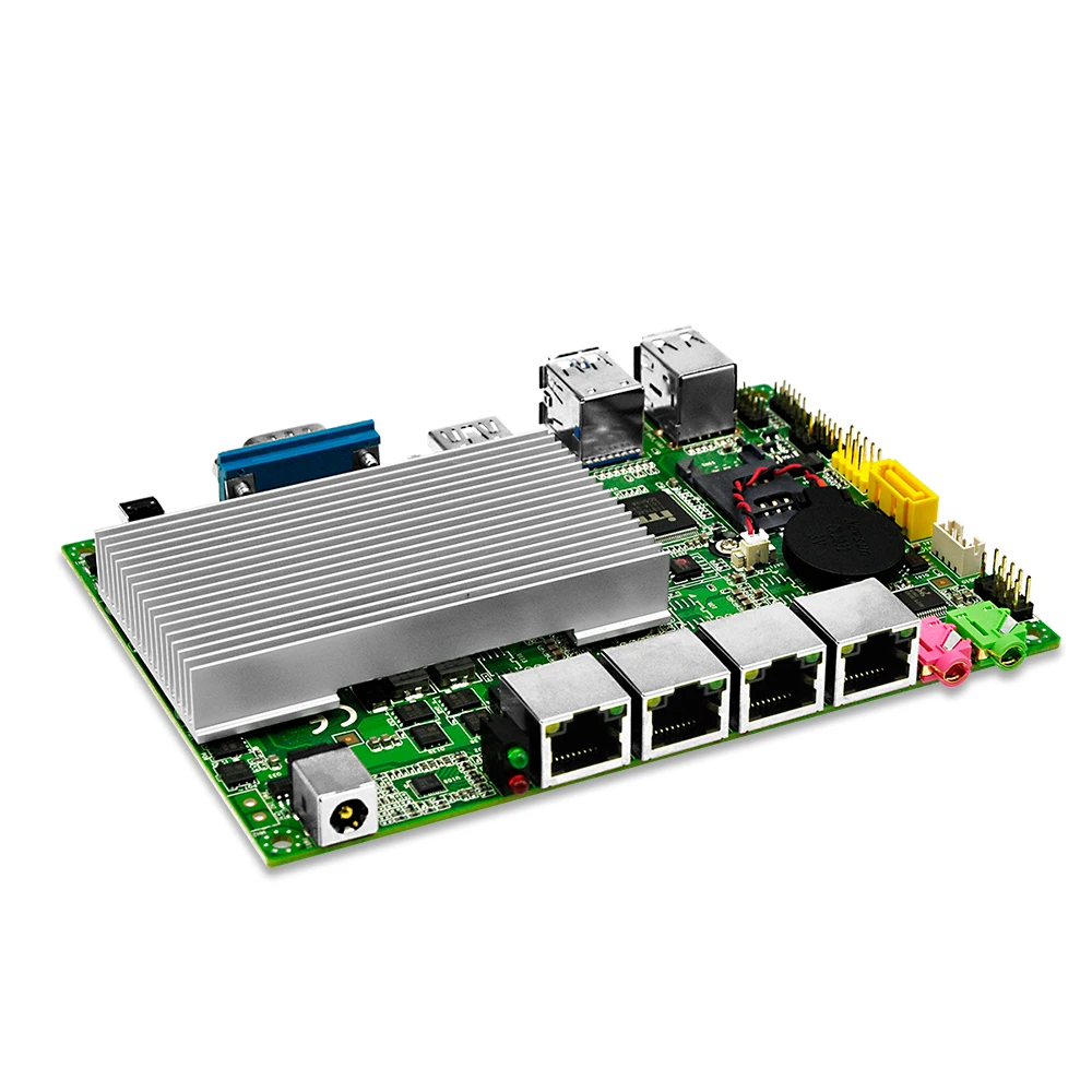  Pfsense Qotom Mini Pc 4 Gigabit Micro pc Core i3 i5 i7 Fanless Mini PC Computer AES-NI pfsense Fire