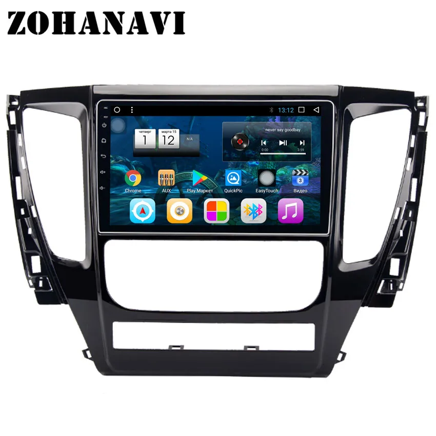 

ZOHANAVI 9 inch Android 8.1 car radio gps navigation for Mitsubishi Pajero Montero 2016 2017 2018 stereo multimeida player