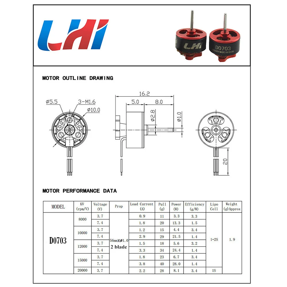 LHI D0703 20000KV motor-7
