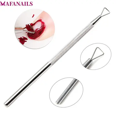 Cuticle Push Stainless Steel 0.7*2.5MM Rod Stick Pusher Cuticle Dead Skin UV Gel Polish Push Manicure Tool For Nails Art 15