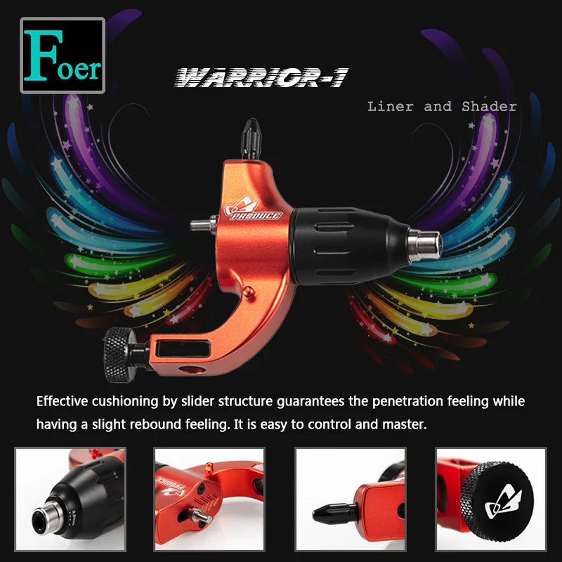 

OG Tattoo Gun Machine Makeup Permanent Pen Rotary For High Quality Motor Adjustable Stroke Direct Drive Shader And Liner