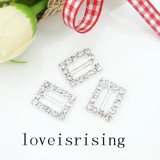 

50 шт. Прямоугольная форма A-Grade Rhinestone Пряжка невесты Букет украшение коробка упаковка аксессуары для упаковки поставки DIY поставки