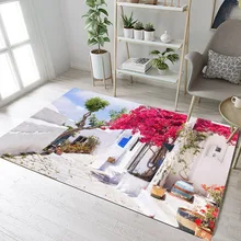 Европейский архитектурный ландшафт области Rugs And Carpets шелковистый для домашнего Гостиная подушки Спальня гостиная Холл двери коврики